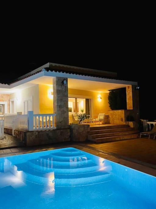 Villa Con Piscina Gigante Sant Francesc de s'Estany Ngoại thất bức ảnh